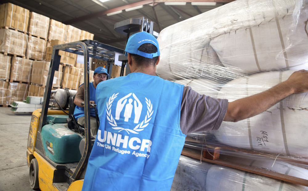 Jordan. UNHCR Warehouse In Zarqa Free Zone